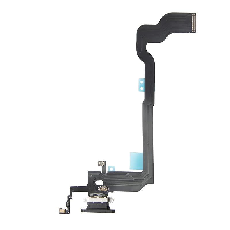 EFAITHFIX for iPhone X Ear Speaker Earpiece Proximity Sensor Flex Cable Replacement Compatible with iPhone X 5.8 inch OEM Proximity Light Sensor X Charging Port-Black