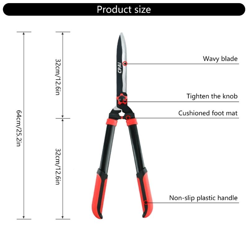 High Grade SK5 Steel Gardening Scissors Pruning Shears for Pruning Bushes Orchards and Lawn Hedge Trimming Maintenance