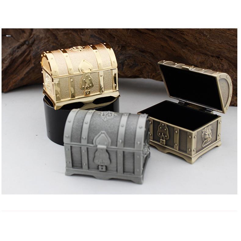 Metal Princess Jewelry Box, Treasure Box, Jewelry Storage Box, S Suitcase, Packaging Box