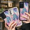 Phone Case: 2D Flat Samsung Galaxy A34 A35 M05 M06 S20 S22 S21 FE Plus 5G Gradient Protective Case, Dreamy Christmas Tree, Christmas and Halloween Gif