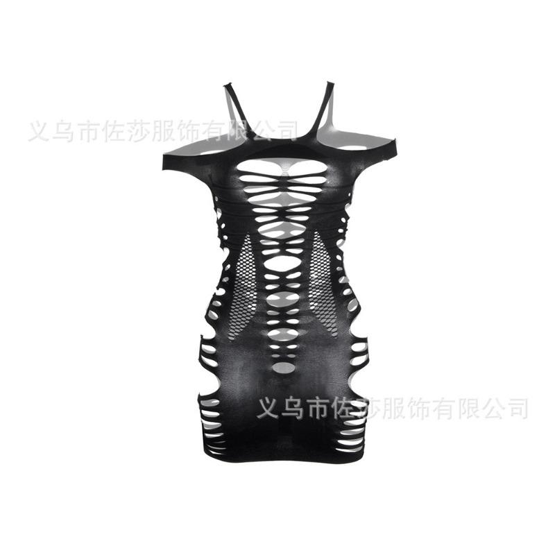 Sex Underwear Sexy Mesh Jacquard Perspective Mesh Garment Suspender Hip Skirt Onesie