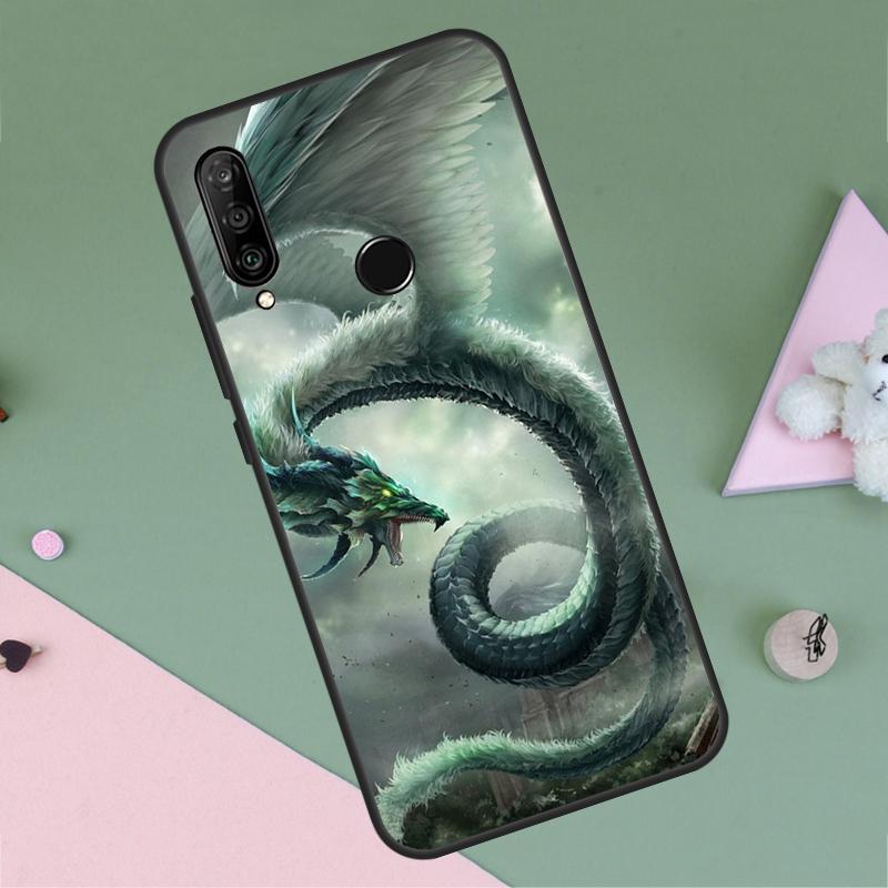 Legendary Dragon For Huawei Nova 9 10 SE Y91 Y61 Y90 Y70 Y60 Y72 12s 12i 11i 7i 8i P60 Pro P30 P40 Lite Case