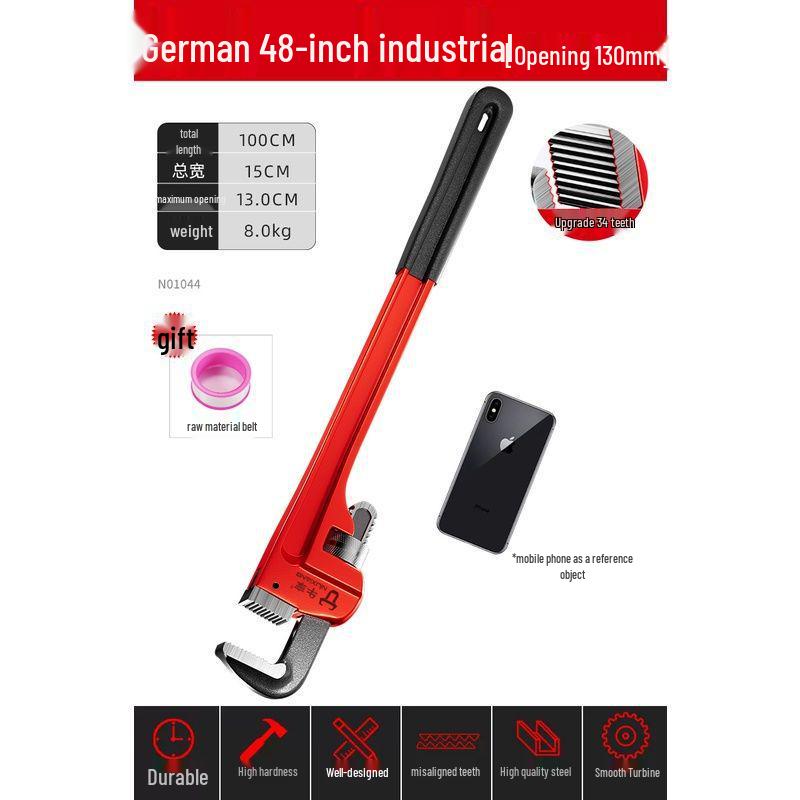 Universeller Industrie-Rohrschlüssel und Zange für Wasser- und Heizungsrohre