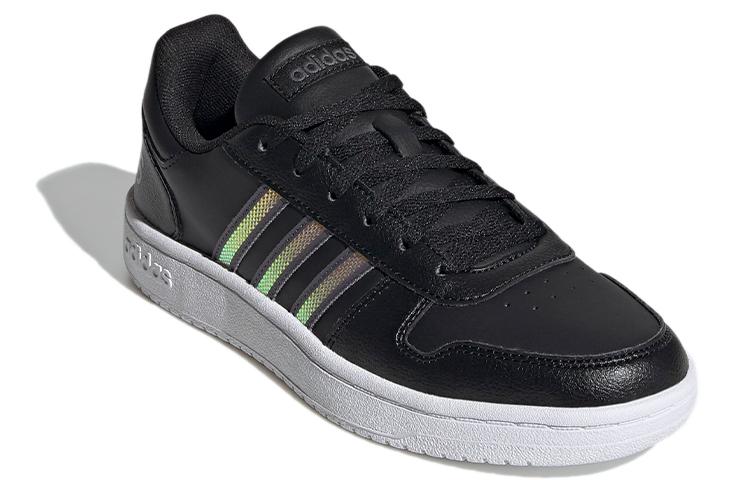 Women's Sneakers Adidas Wmns Hoops 2.0 'Black Tactile Gold Metallic'