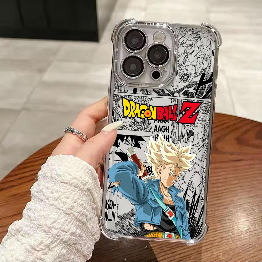 Dragons Balls Z Trunks Brief Phone Case for iPhone 11 13 15 16 17 Pro Max 14 Plus 17Air 16E 13 Pro 12 Mini 11 17Pro Clear Cover