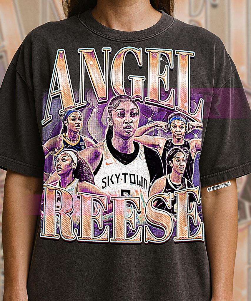 Angel Reese T-Shirt, Vintage Basketball Star Athlete Bayou Barbie Performer Tee, 90s Retro Throwback, Angel Reese Sweater
