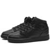 Air 1 Mid GS Triple Black 2022 Retro Sneakers 554725-093