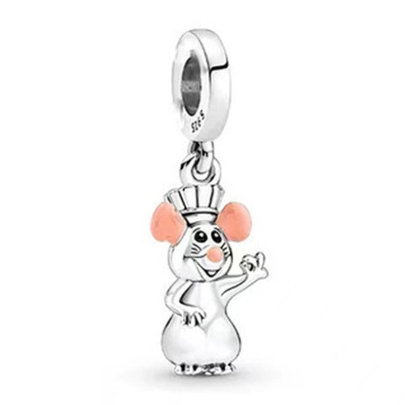New In Charm  Cheshire Cat Charm Beads Suitable For Original Women Stitch Bracelet Necklace Pendant Jewelry Holiday Gifts