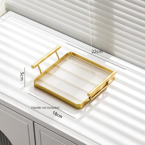 Rectangular Storage Tray Home Living Room Acrylic Key Coffee Table Storage Storage Cup Kettle Tray Home Desktop Decorative Plate