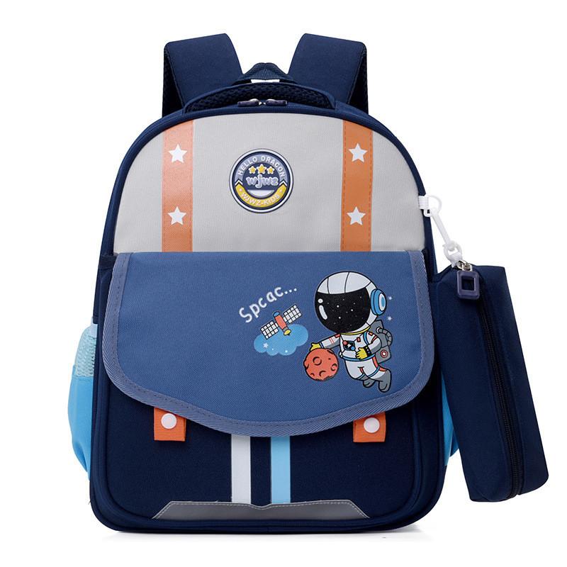 Adorable Cartoon Kids Backpack Large Capacity Lightweight Nylon School Bag
