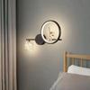 Modern Children Wall Lamp LED Star Projector Decorate Kids Wall Light Bedroom Space Creative Astronaut Sconces Indoor Lighting