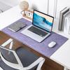 Faux Leather Desk Pad, Waterproof Non-slip Extended Gaming Mousepad, Large Keyboard Writing Mat Desktop Protector for Home Office
