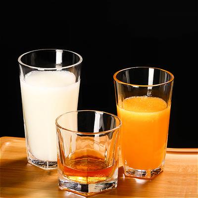 270ml/300ml/370ml Copos Simples para Suco e Bebidas Criativos Copos para Mojito e Whisky Copo de Cocktail Caneca para Bebida Fria Adequado para Presentear
