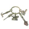 Father's Day Tool Keychain: Hammer, Wrench & Screwdriver Pendant