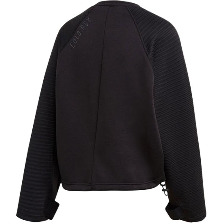 adidas Sportswear Zne Cold Rdy Athletics Crew Neck Long Sleeve Sweatshirt Women Sweatshirt Black FS2385