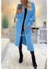 2025 Autumn/Winter European & American Women's Loose Jacquard Coat - Versatile, Lazy Style, 5 Colors
