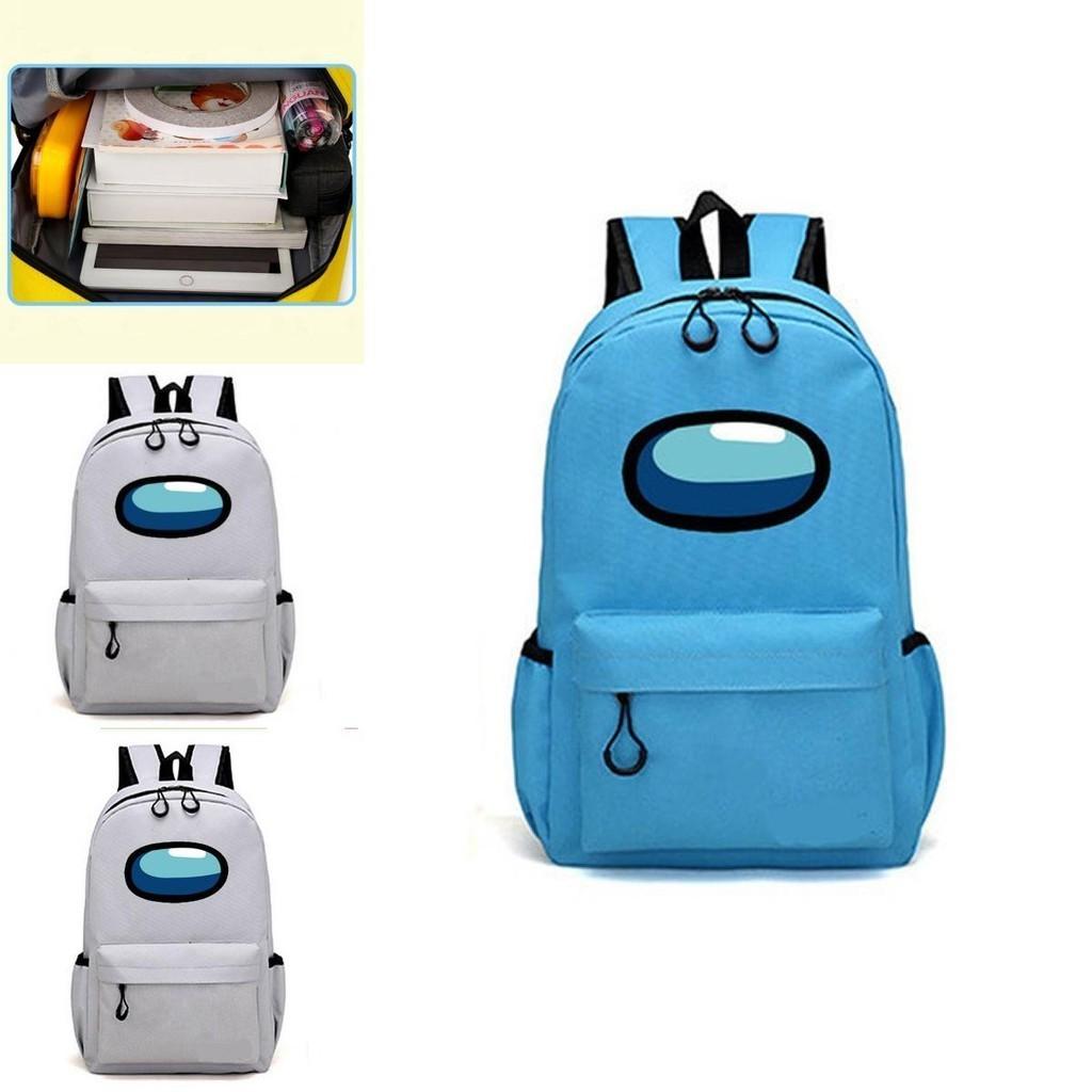 Plecak na ramię do gry Among Us z łańcuchem dla dzieci i nastolatków chłopców dziewcząt do szkoły i podróży