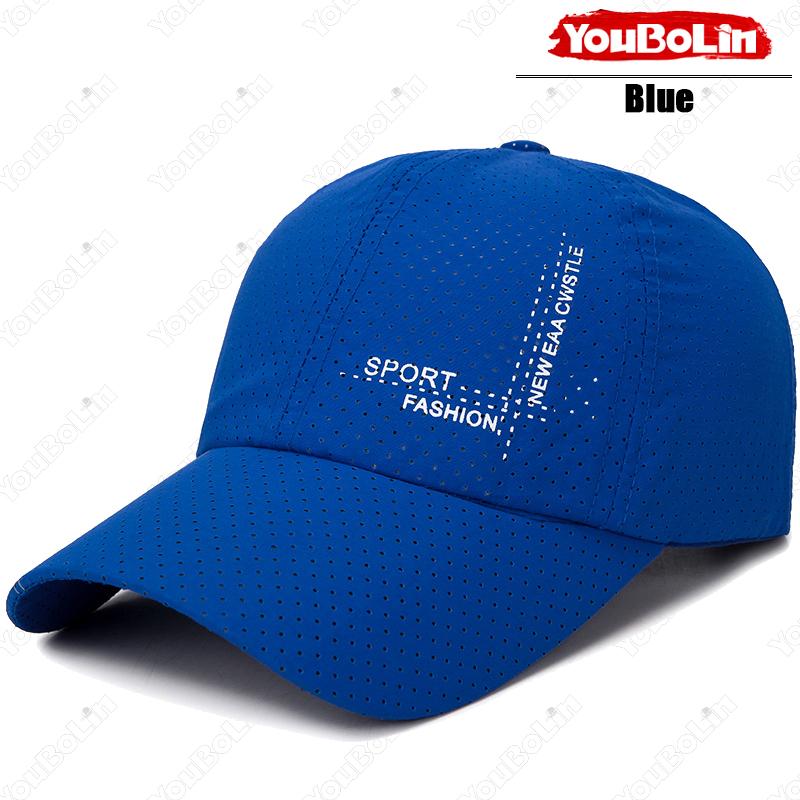 

Light Weight, Perforated, Quick-Drying Baseball Cap, Summer Breathable Sport Hat, Unisex Outdoor Hiking And Sun Protection Caps