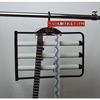 Sawafuji E-SENSE Slacks Hanger EX 3-Tier Black, 368mm Wide, Set of 2, Closet-Friendly, Fits Trousers, Jeans, Extra-Thick Bars, Non-Slip, Non-Marking,