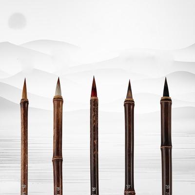 Quality Bamboo Student For Art Drawing Crisperding Chinese Brushes Calligraphy Brushes Script Writing Brush Painting Practice