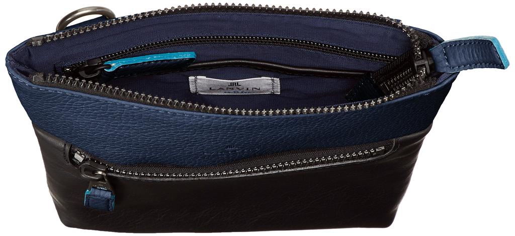 Lanvin en Bleu Felicita Schultertasche mit Scheren-Detail, Blau, 574101
