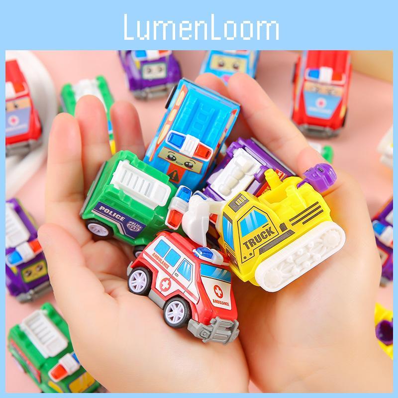 Simulation Mini Inertia Cartoon Fire Engine Children Toys For Babies And Toddlers