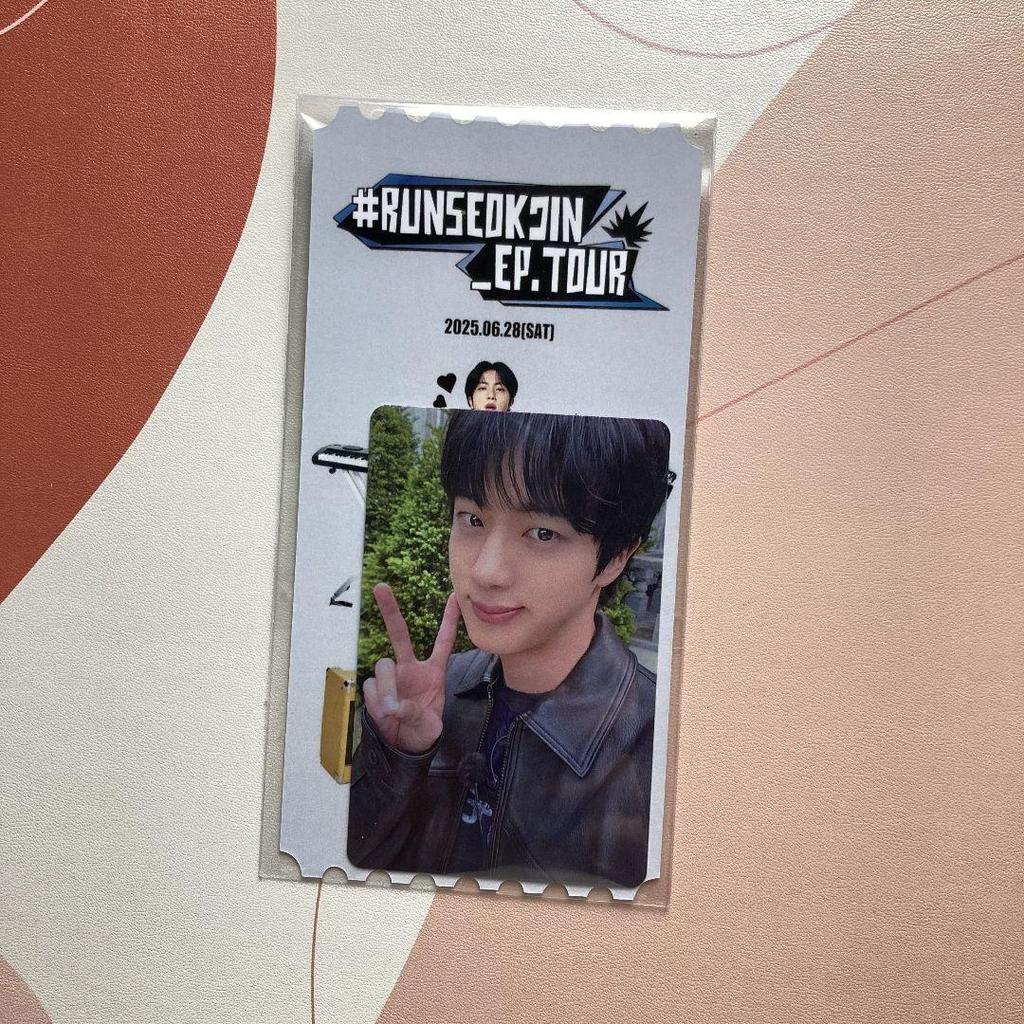 [USED] BTS 6/28 RUNSEOKJIN_EP.TOURE JIN Trading Card