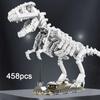 KAZI Dinosaurier Bausteine ​​Fossil Fragmente Tyrannosaurus Modell Ziegel Dekorationen Spielzeug Geschenke für Kinder