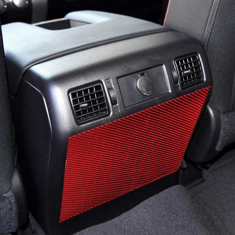 Car Armrest Box Anti-Kick Pad Decals For Toyota Tundra 2014-2018 Accessories Auto Rear Seat Kick Cover Sticker Trim