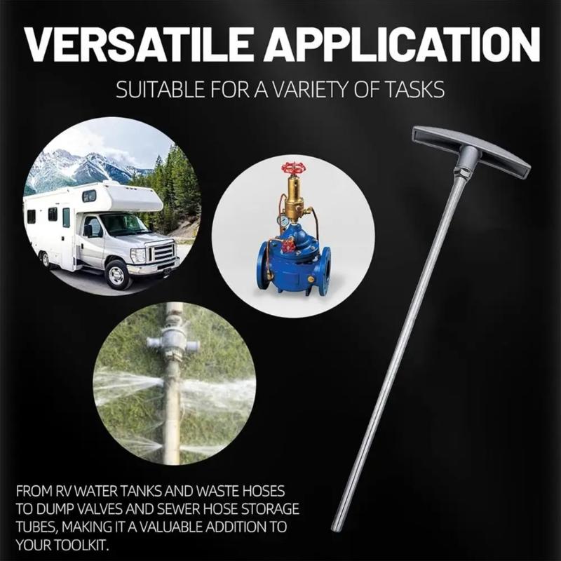 Car Waste Valves Handle Replacement Car Waste Valves Tube Extension Kit Tanks Valves Handle Car Dump Valves Handle