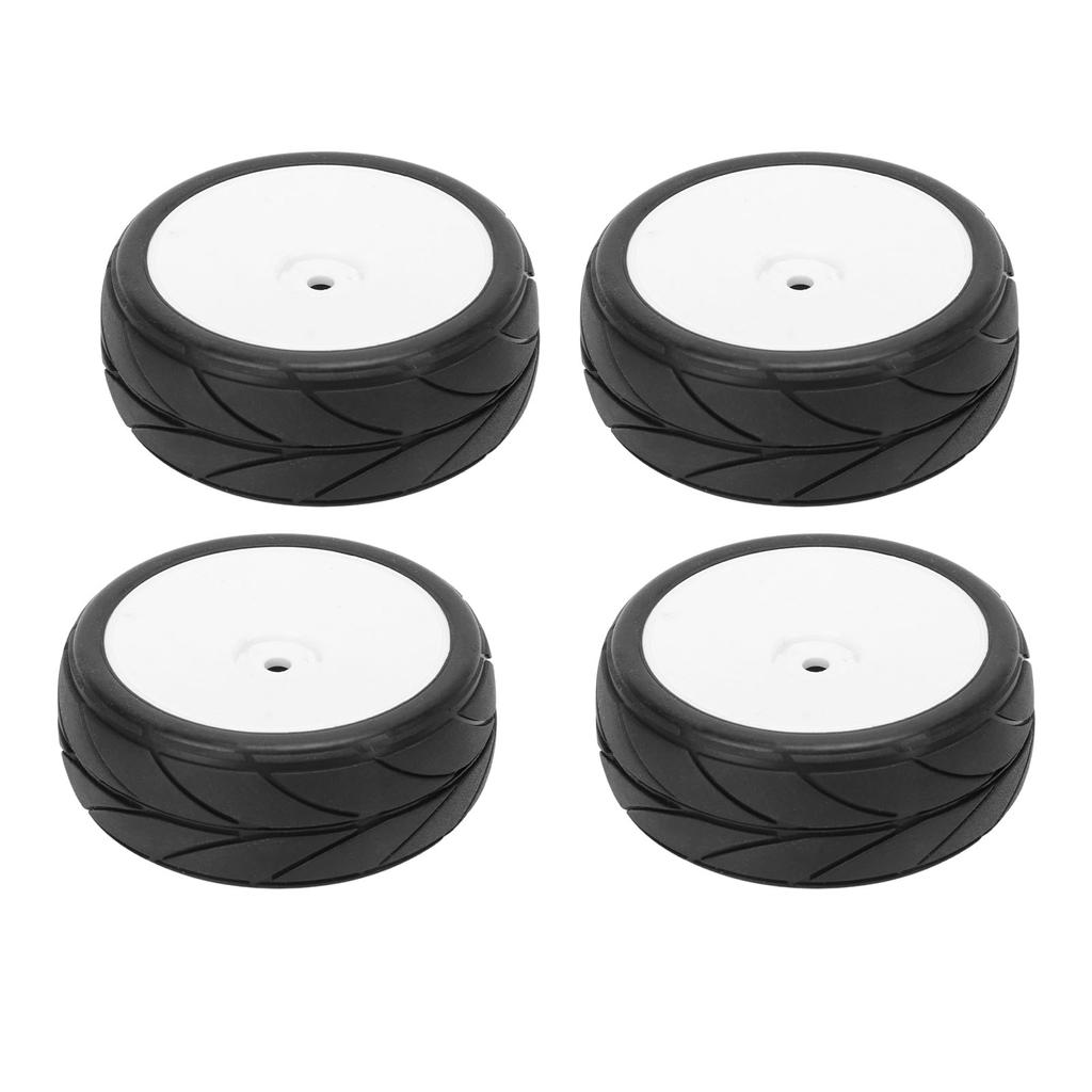 4Pcs RC Drift Wheels Eco Friendly Plastic Rubber Better Grip Flexible 110 RC Drift Car Tires for