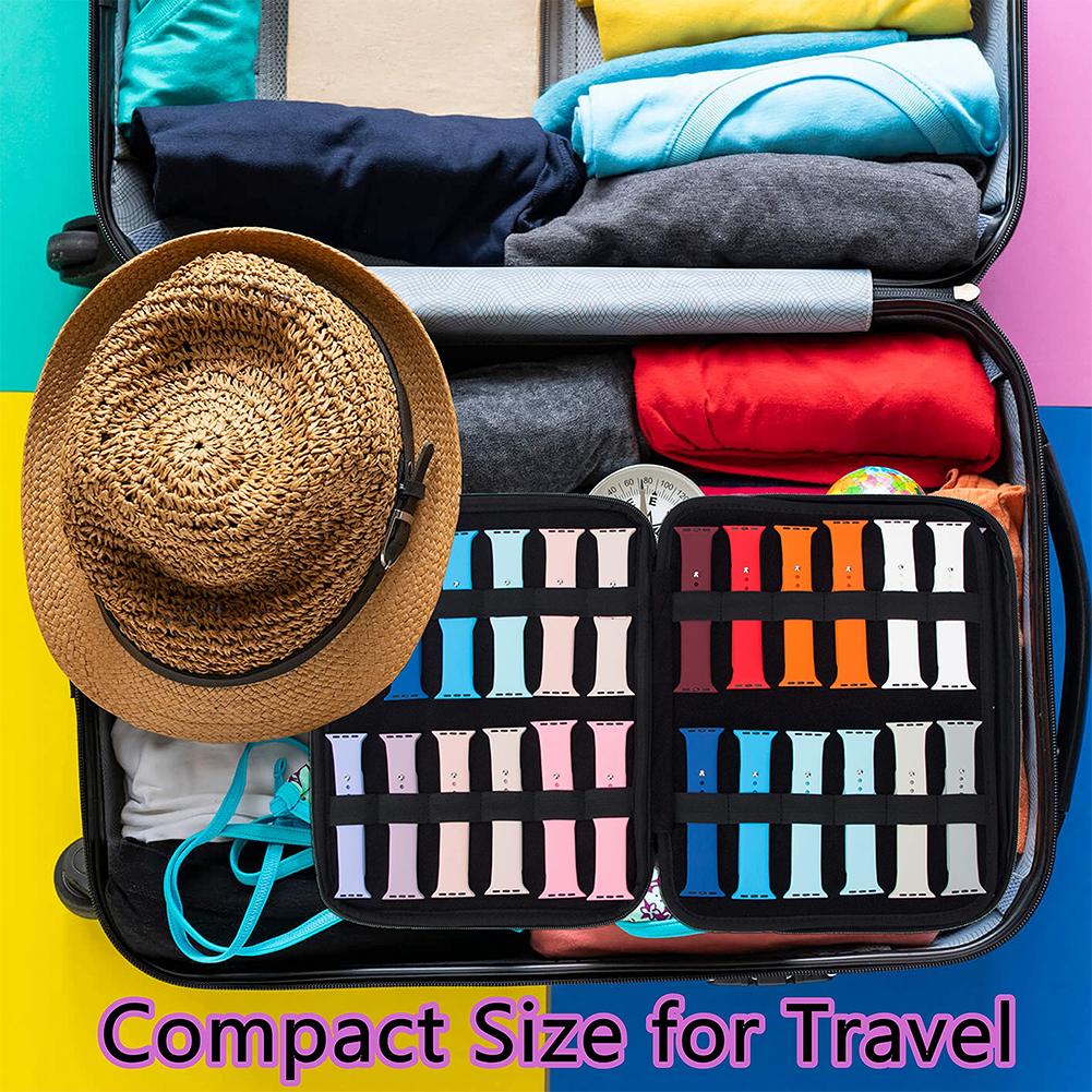 Uhrenarmband Box Tasche Organizer Halter Tasche Displaytasche 48 Fächer Uhrenarmband Organizer Halter Etui Tasche