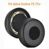 Earpads Replacement for Jabra Evolve 75(75UC 75MS 75SE) Stereo Wireless Bluetooth Headset, Ear Pads Cushions with High-Density N
