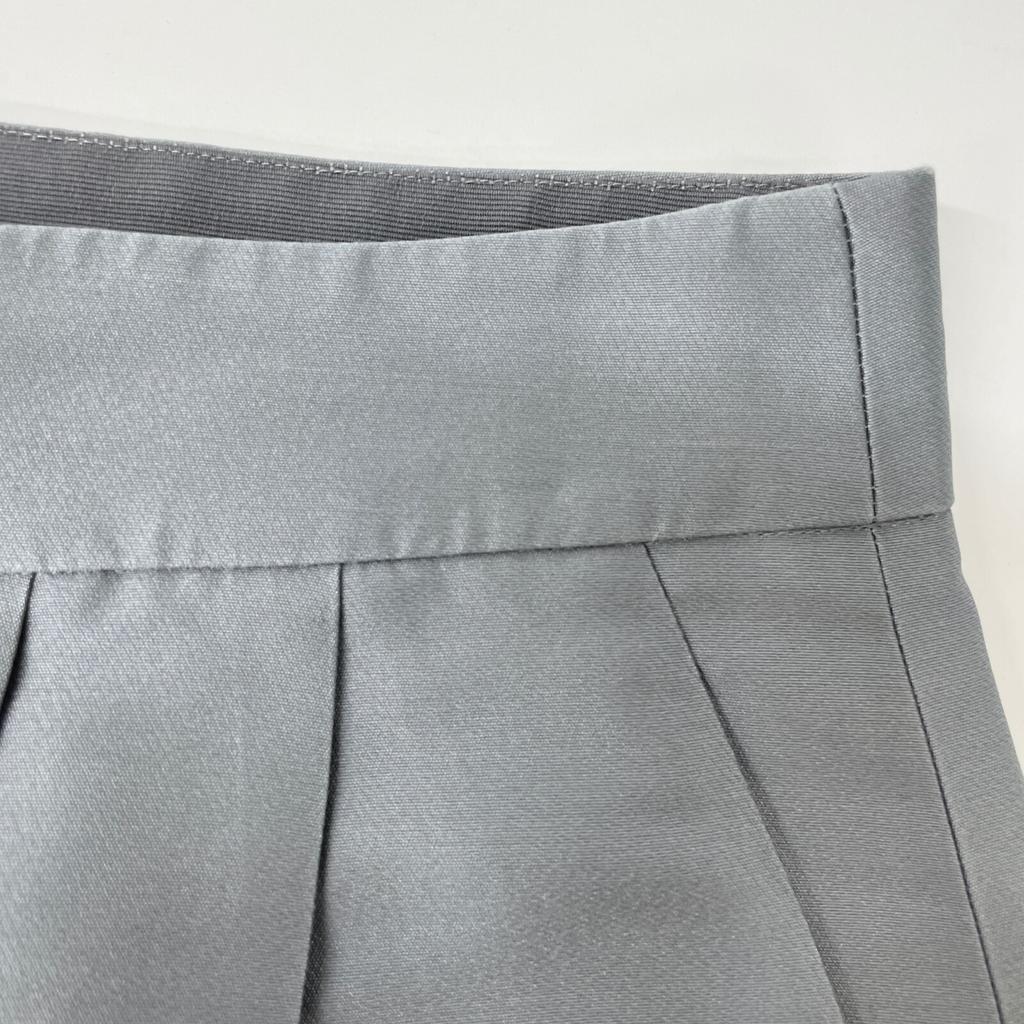 Giorgio Armani Gray 1SHNN04J T02AD Cocoon Slit Skirt Skirt 40 grayUsed