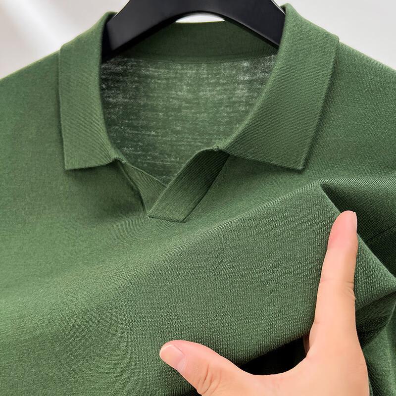Hengyuanxiang Men's Silk Blend Turtleneck Pullover Sweater