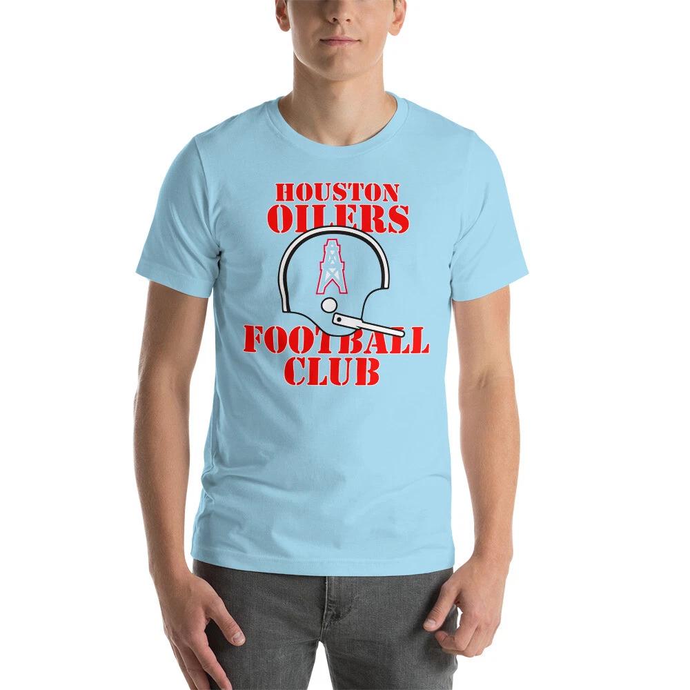 Houston Oilers Football Club Vintage Style Graphic Tee Shirt Unisex t-shirt S