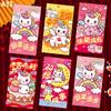 6Pcs Chinese  Year Money Envelope Lucky Red Pockets 2026 Horse Year Red Envelope Spring Festival Marriage Birthday Envelope