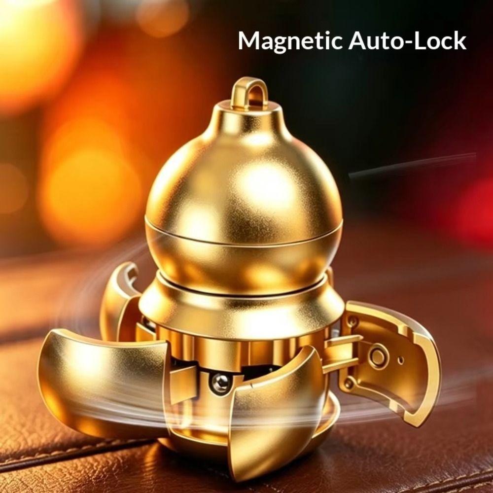 Gourd Shape Magnetic Gourd Fidget Spinner Detachable Mini Rotating Gadget  Party