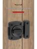 Universal Bedroom Deadbolt Latch: Indoor Pin-Type Safety Lock for Anti-Theft Protection