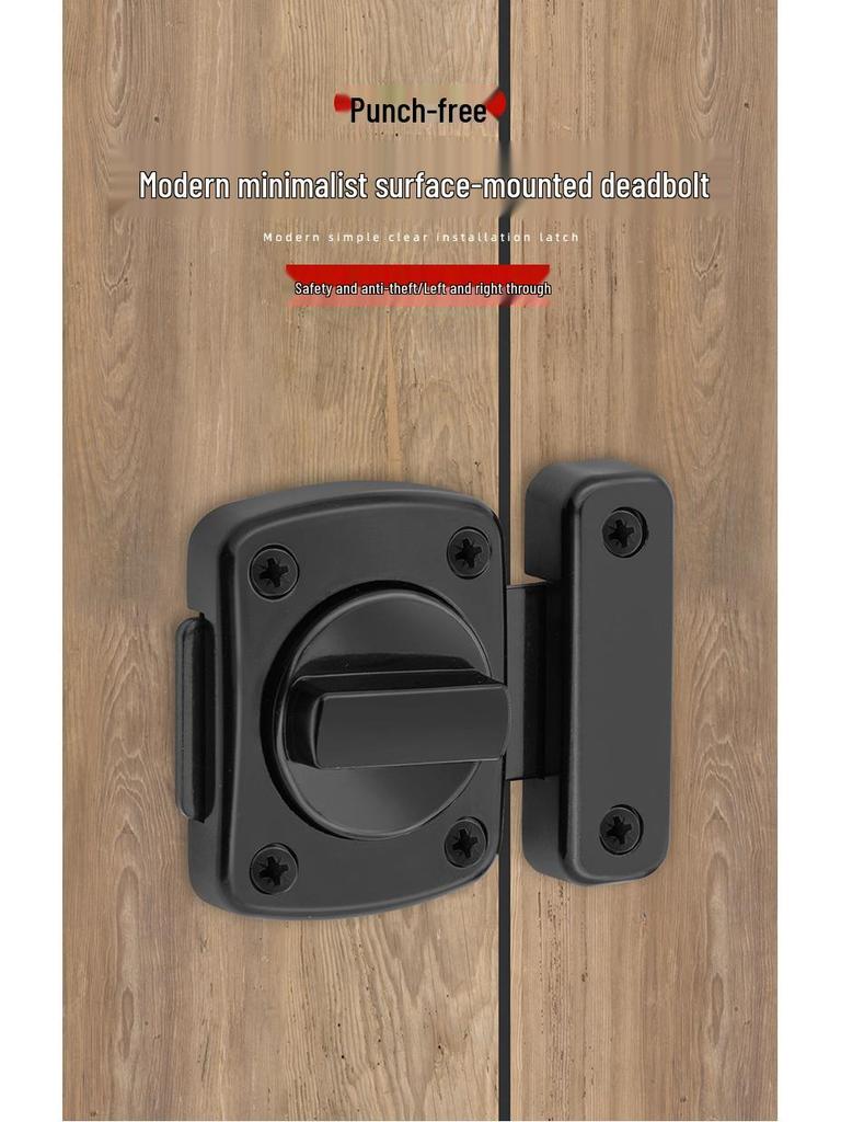 Uniwersalny Zamek Zasuwkowy do Sypialni: Wewnętrzny blokad bezpieczeństwa typu pin dla ochrony przed kradzieżą