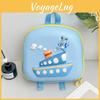 Stylish And Fun Cartoon Ship Backpack With Arch Shoulder Straps For Kids Comfort