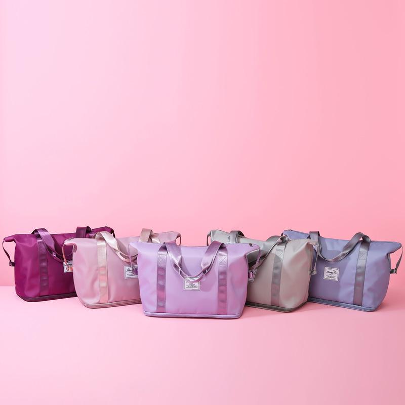 Foldable Sports Fitness Bag: Wet/Dry Separation, Large Capacity Travel and Student Handbag