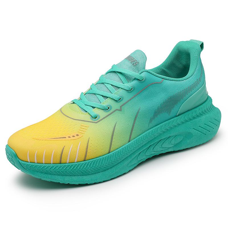 

мода Мужская обувь Повседневная Новинка Лета Мужские кроссовки Теннис Бег Открытый Платформа Ходьба Кожаные Лоферы Лоферы Баскетбол Плоский 44 бирюзовый