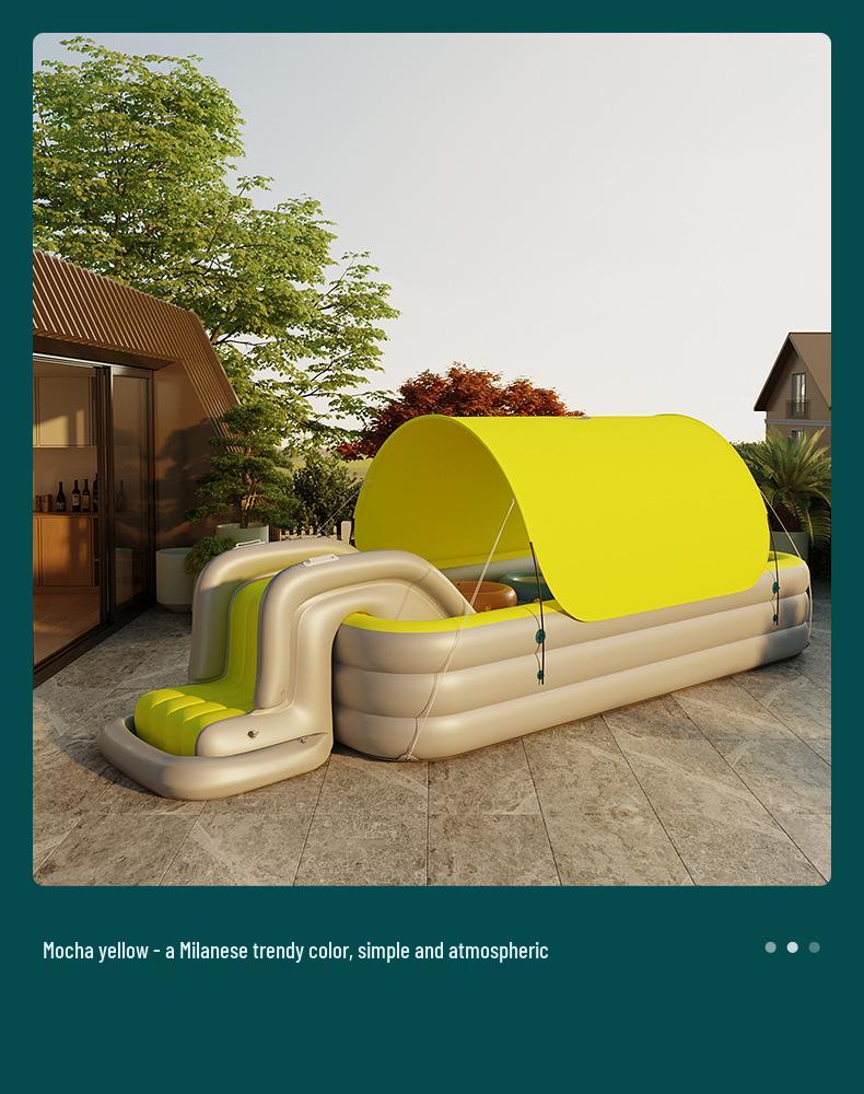 Inflatable Sunshade Swimming Pool for Kids and Babies