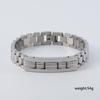 Mens Titanium Steel Geometric Bracelet With Zircon Inlay Custom OEM Dropshipping