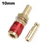 TIG Welding Compatible Gas & Water Quick Connector 10mm Inner Diameter For Tube Fitment with Reliable Performance