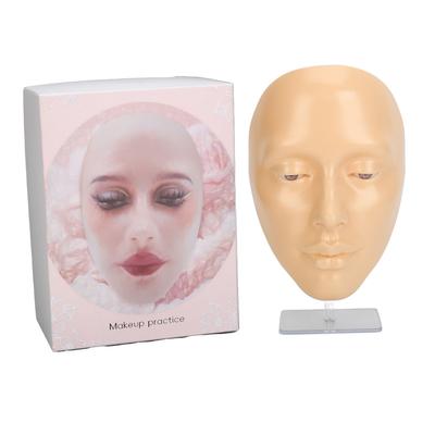 5D Silikon Make-Up Praxis Gesicht Lehre Gesicht Auge Kosmetische Mannequin Bord für Kosmetik Weiß