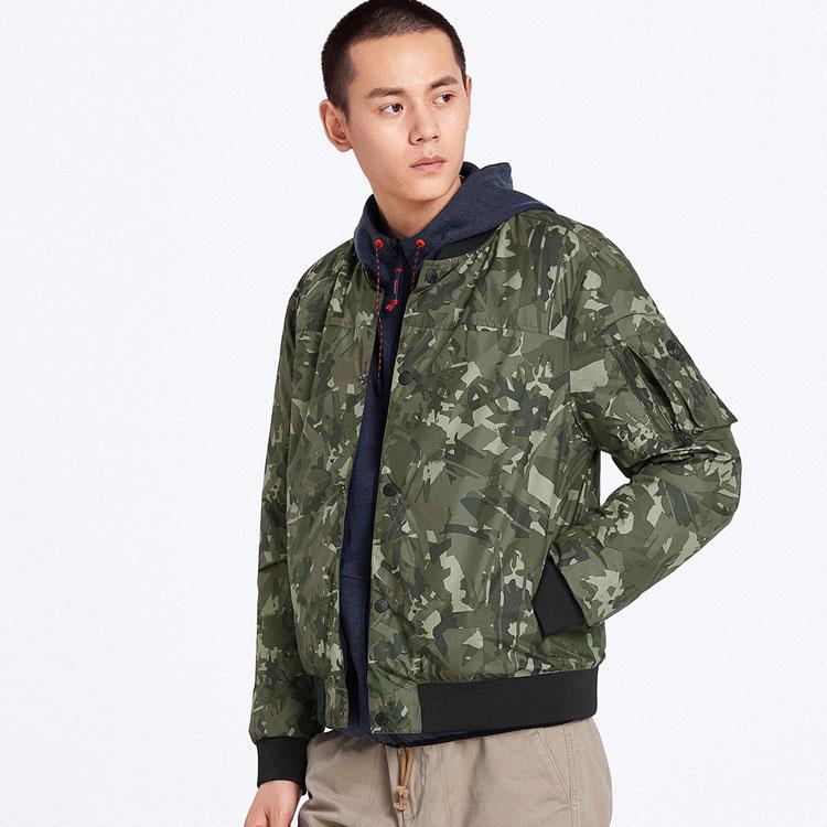 Timberland Outdoor Short Casual Sports Single-Breasted Long Sleeve Cotton Jacket Men jackets Camouflage A1YD8W63