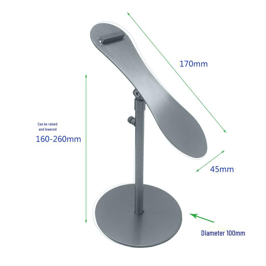 Stainless Steel Shoe Display Rack for High Heels and Shoe Support Stand