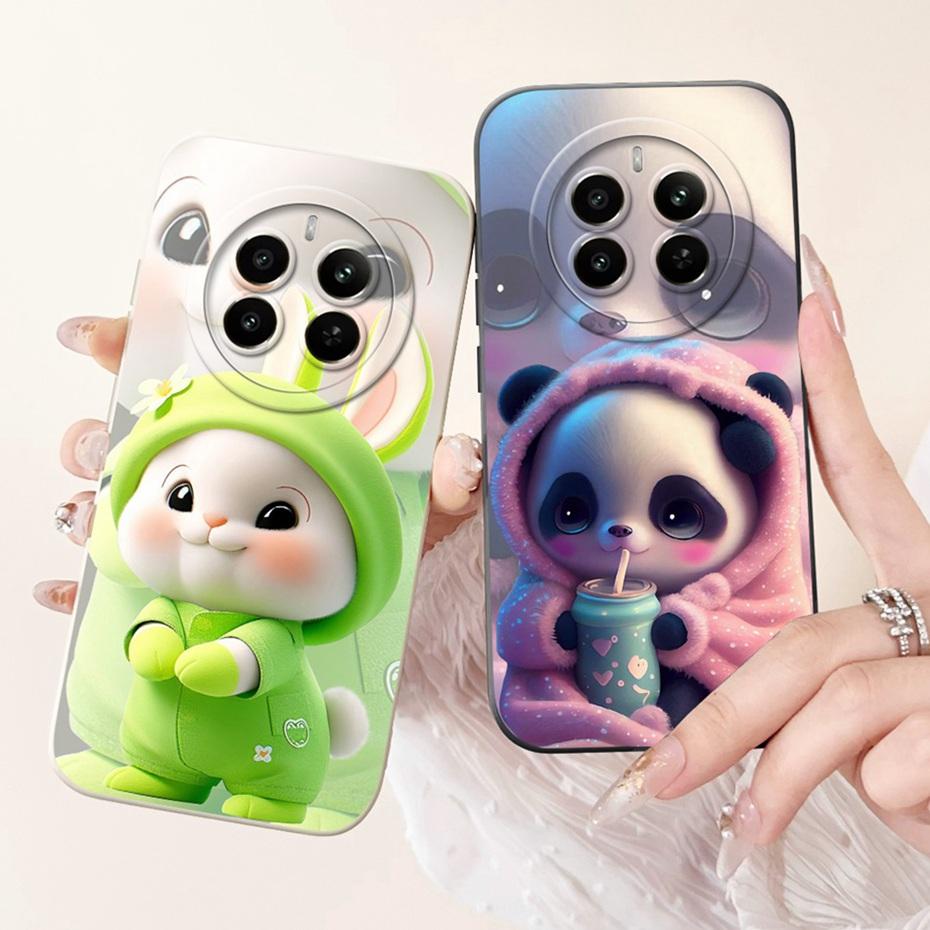 New Design For Realme 12 Pro+ 12Pro 5G Lens Protective Phone Case For Realme 12 Pro Plus 5G Lovely Pattern Soft Silicone Cases